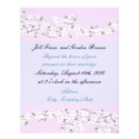 Elegant Blossoms Wedding Invitation