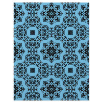 Elegant blue and black damask for crafts flyer