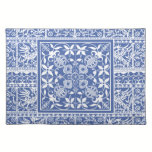 Elegant Blue and White Renaissance Lace placemats