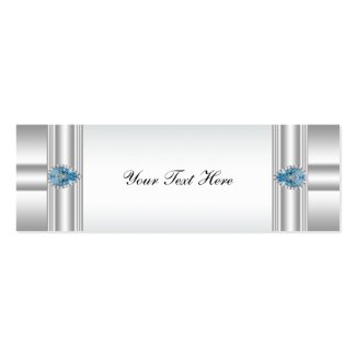 Elegant Blue Bomboniere Tags