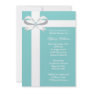 Elegant Blue Bridal Shower Invitation