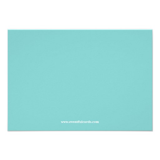 Elegant Blue Bridal Shower Notes of Advice Invites