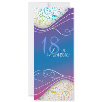 Elegant Blue Invitation