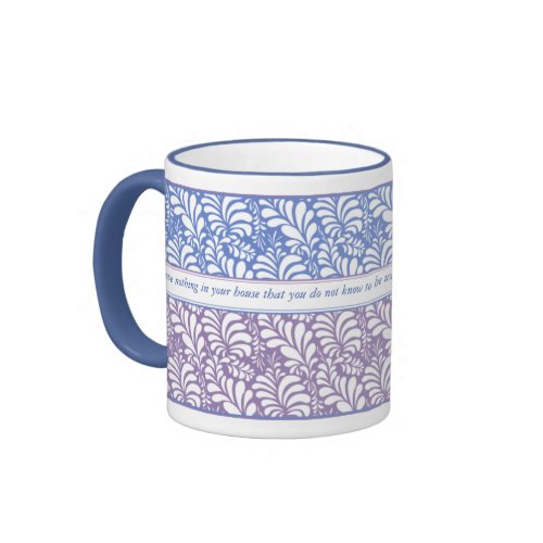William Morris Quotation Mug - Pretty Floral Design