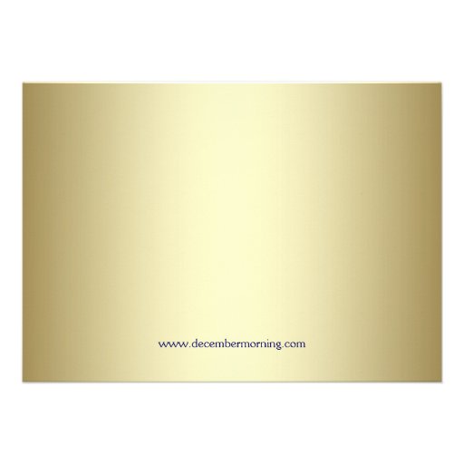 Elegant Blue Memorial Service Announcements