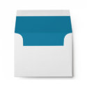 Elegant Blue Response Card Envelope envelope