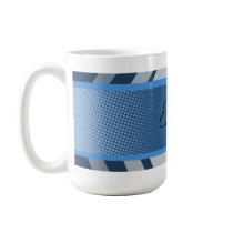 Elegant Blue Shades mugs