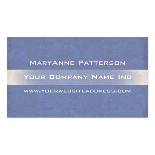 Elegant Blue Shimmer Textured Italian Corporate Business Card Templates (back side)