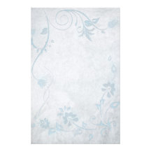 Elegant Blue Vintage Wedding Personalized Stationery