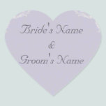 Elegant Blue with White Swirls Wedding stickers