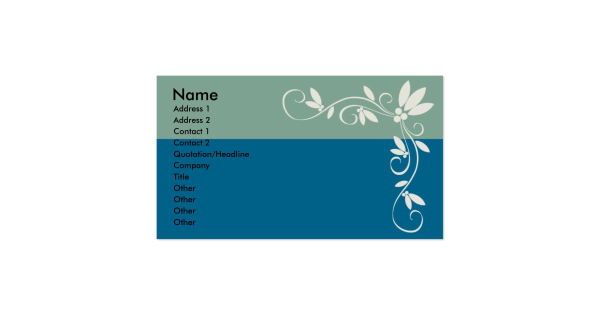 Elegant Borders Business Card | Zazzle
