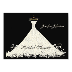Elegant Bridal Shower Invitation Personalized Announcement