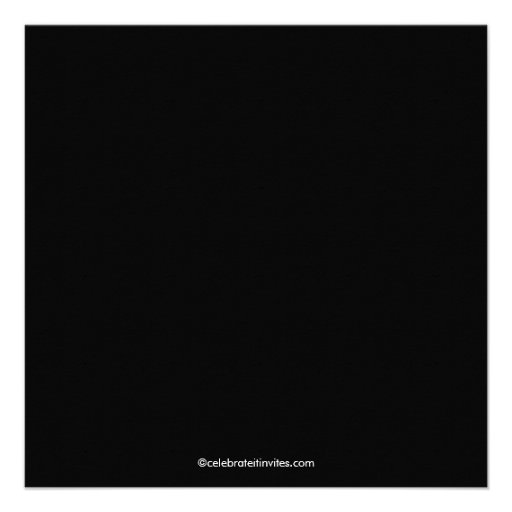 Elegant Bride Bridal Shower Invitation Black White