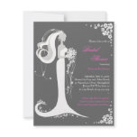 Elegant Bride Bridal Shower Party Announcement