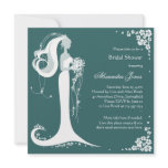 Elegant Bride Bridal Shower Party Announcement