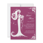 Elegant Bride Bridal Shower Party Announcement