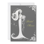 Elegant Bride Bridal Shower Party Announcement