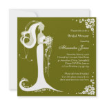 Elegant Bride Bridal Shower Party Announcement