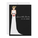 Elegant Bride in Gown invitations