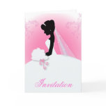 elegant,bride,silhouette,bridal,shower,bachelorett