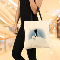 Elegant Bride Silhouette Wedding Favor Bags