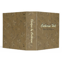 Elegant Brown binder by DizzyDebbie Elegant Brown binder