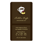 Elegant Brown Chocolate Cafe Business Card