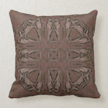 Elegant Brown Satin Look Pillows pillows