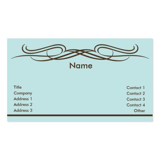 Elegant - Business Business Card Template (front side)
