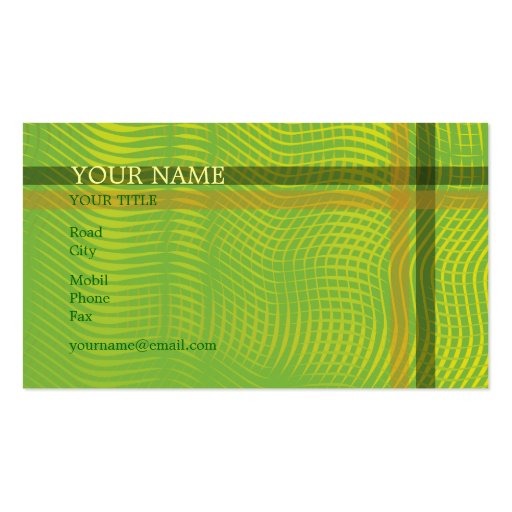 Elegant Business Card (front side)