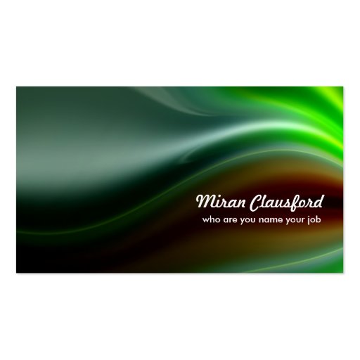 elegant business card (front side)