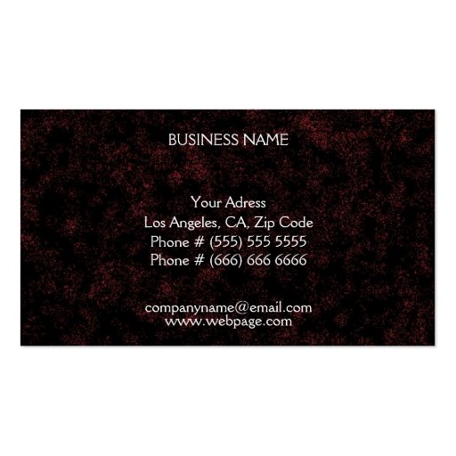 Elegant Business Card (back side)