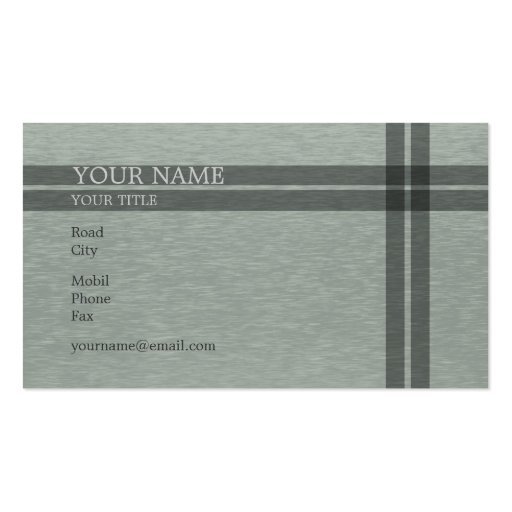 Elegant Business Card (front side)