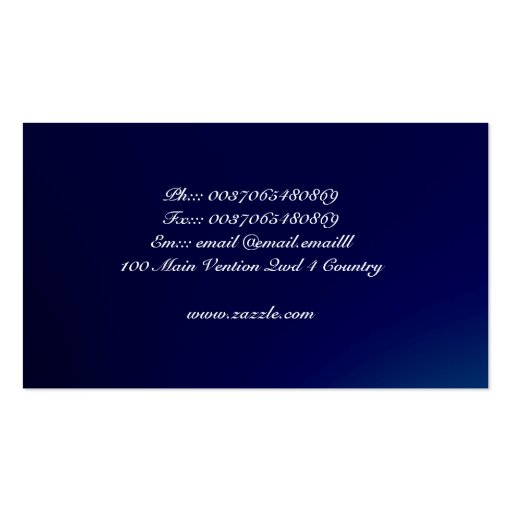 elegant business card (back side)