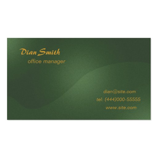 Elegant business card