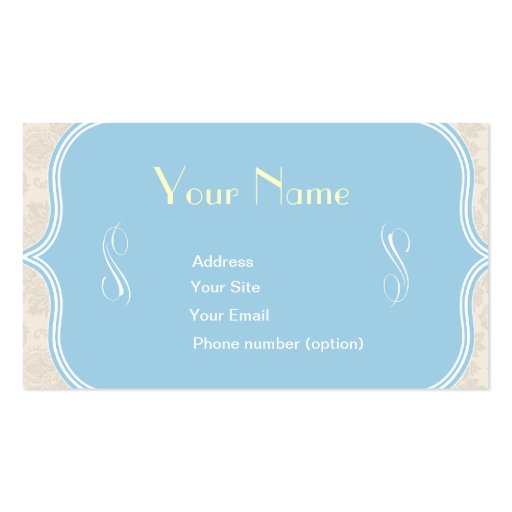 Elegant Business Card Template (back side)