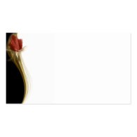 Elegant Business Card with Rose