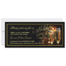 Elegant Business Holiday Party Invitations