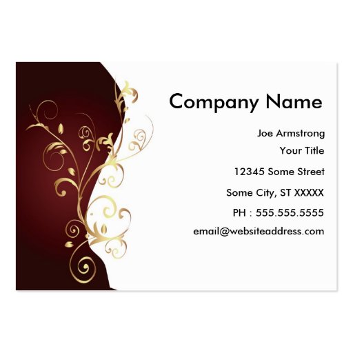 Elegant Businesscard Business Card (front side)