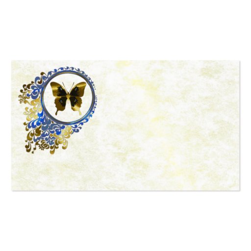 Elegant butterfly Name Place Cards Business Card Template