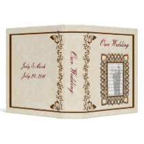 Elegant Butterfly Wedding Photo Album Binders