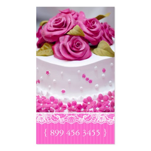 ELEGANT CAKE | BAKERY BUSINESS CARD (back side)