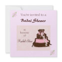 Elegant Cake Bridal Shower Invitation