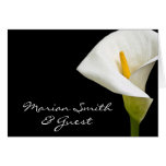 Elegant Cala Lily  - Placecard