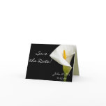 Elegant Cala Lily - Save the Date Card