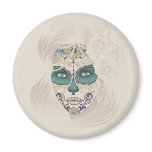 Elegant Calavera Catrina or Sugar Skull Lady magnets