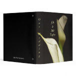 Elegant Calla Lillies Album 3 Ring Binders