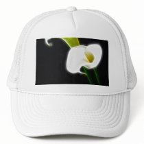 Elegant Calla Lily Flowers 1 Modern Mesh Hat