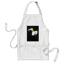 Elegant Calla Lily Flowers 1 Painterly Aprons