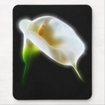 Elegant Calla Lily Flowers 3 Modern Mousepad